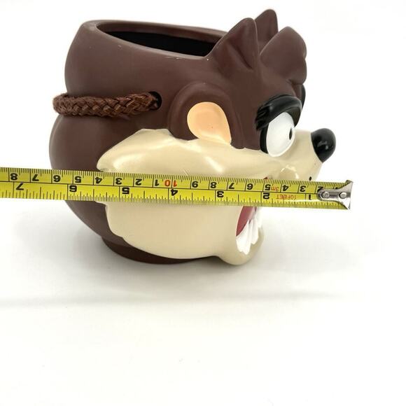 Vintage TAZ Tasmanian Devil Vinyl Plastic Halloween Candy Bucket Applause 1997 - Picture 9 of 11